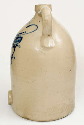 Six-Gallon SATTERLEE & MORY / FORT EDWARD, N.Y. Stoneware Jug-Form Cooler