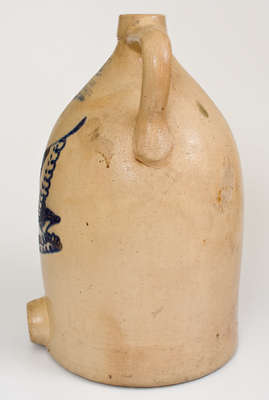 Scarce Six-Gallon NEW YORK / STONEWARE CO. / FORT EDWARD, N.Y. Stoneware Chicken Cooler