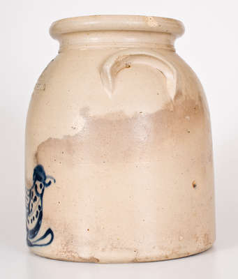 Unusual NEW YORK STONEWARE CO. / FORT EDWARD, N.Y. Stoneware Chicken Jar