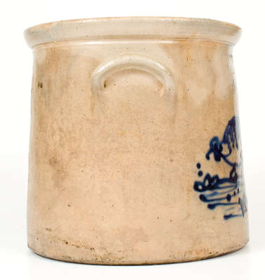 Three-Gallon OTTMAN BROS. & CO. / FORT EDWARD, N.Y. Stoneware Pecking Chicken Crock