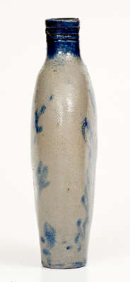 Extremely Rare and Important David Parr / Baltimore, MD Stoneware Flask, 1823