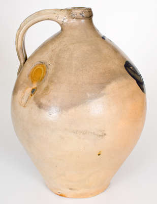Rare Four-Gallon BENNINGTON Stoneware Butterfly Jug, Julius Norton, circa 1840