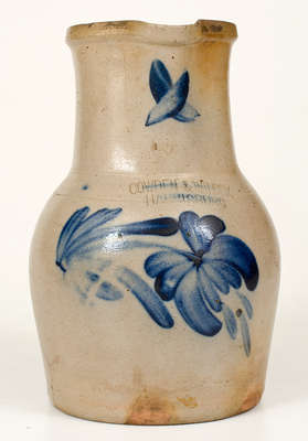 One-Gallon COWDEN & WILCOX / HARRISBURG, PA Stoneware Pitcher