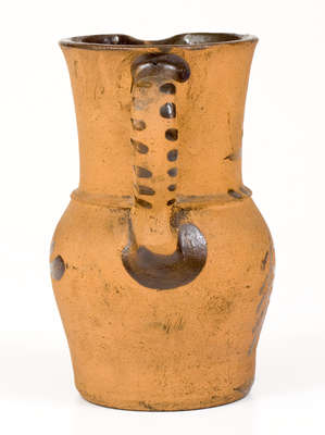 Tanware Pitcher, New Geneva or Greensboro, PA origin, circa 1885