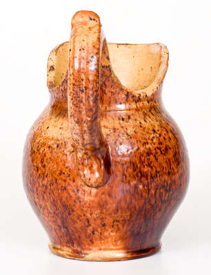 Very Rare att. Adam Kern, Winchester, VA or Thurmont, MD (Shenandoah Valley) Redware Pitcher