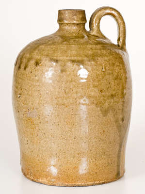 Alkaline-Glazed Stoneware Jug, attrib. B.F. Landrum, Horse Creek Valley, Edgefield District, SC