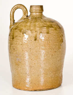 Alkaline-Glazed Stoneware Jug, attrib. B.F. Landrum, Horse Creek Valley, Edgefield District, SC