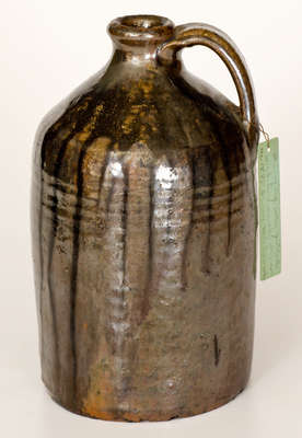 Alkaline-Glazed Stoneware Jug, Stamped 