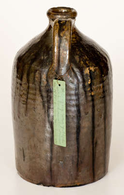 Alkaline-Glazed Stoneware Jug, Stamped 