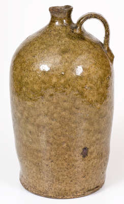 Alkaline-Glazed Stoneware Jug, Stamped