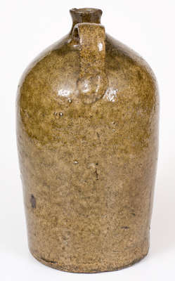 Alkaline-Glazed Stoneware Jug, Stamped 