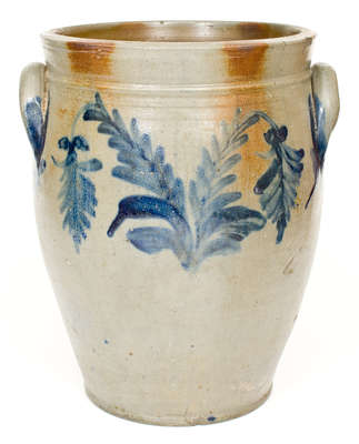 Five-Gallon Stoneware Jar attrib. Henry Harrison Remmey, Philadelphia, PA, c1835