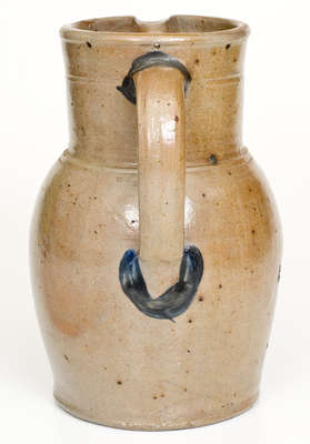 One-Gallon Baltimore, MD Stoneware Pitcher w/ Cobalt Clover Decoration