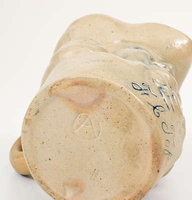Very Rare Stoneware Toby Pitcher, Arthur Osborne, Low Art Tile Works, Chelsea, MA, 1903