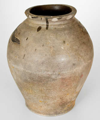 Rare J. REMMEY / MANHATTAN-WELLS / NEW-YORK Two-Gallon Stoneware Jar