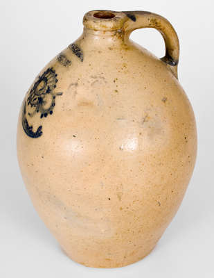 G. LENT / TROY, New York One-Gallon Stoneware Jug