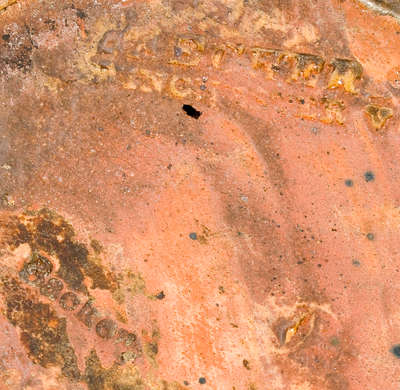 Rare Slip-Decorated Redware Mug, Stamped "BAECHER / WINCHESTER, VA" and "Backer," Anthony Bacher