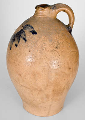 Scarce WOODBRIDGE/ BIDWELL, Manchester, CT Stoneware Jug