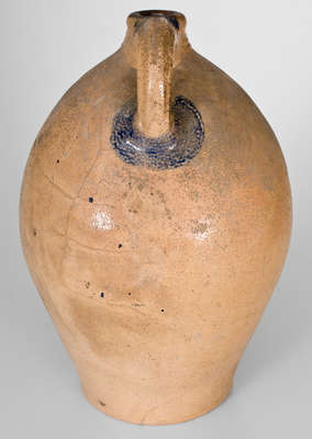 Scarce WOODBRIDGE/ BIDWELL, Manchester, CT Stoneware Jug