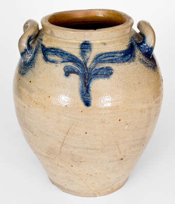 Two-Gallon Incised Stoneware Jar, probably Clarkson Crolius, Sr., early 19th century