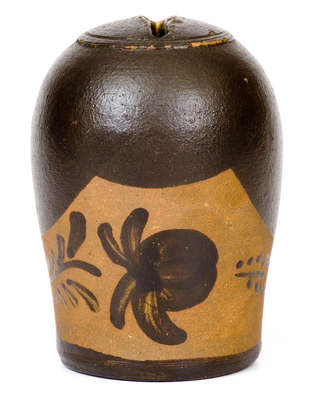 Scarce Tanware Bank, New Geneva or Greensboro, PA origin, circa 1885.