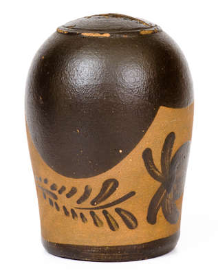 Scarce Tanware Bank, New Geneva or Greensboro, PA origin, circa 1885.