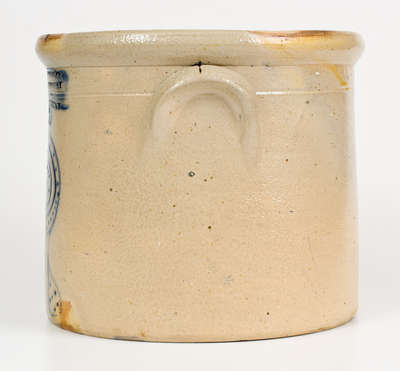 Scarce F. LAUFERSWEILER / EMPIRE CITY POTTERY (New York City) Stoneware Crock