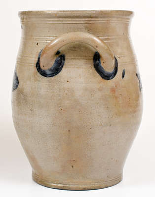 Stoneware Fish Jar Stamped BOSTON (Jonathan Fenton, late 18th century)