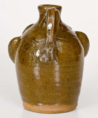 Alkaline-Glazed B.B. CRAIG / VALE, N.C. Stoneware Face Jug