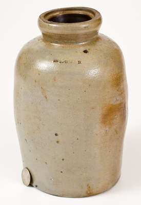 Extremely Rare R.J. GRIER (Chester County, PA) Stoneware Canning Jar