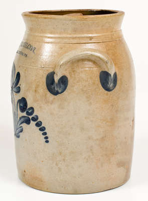 One-Gallon COWDEN & WILCOX / HARRISBURG, PA Stoneware Jar