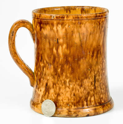 Large-Sized JOHN BELL (Waynesboro, PA) Redware Mug