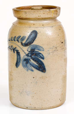 Attrib. D.P. Shenfelder, Reading, PA Lidded Stoneware Jar
