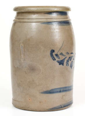 Western PA Cobalt-Decorated Stoneware Jar