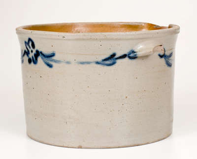 Very Rare and Fine Stoneware Milkpan, 