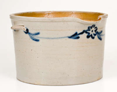 Very Rare and Fine Stoneware Milkpan, 