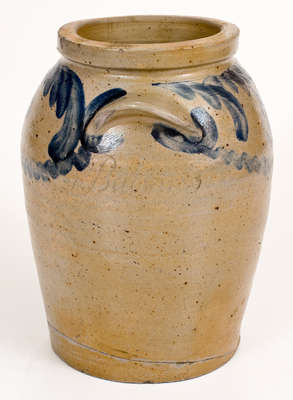 Extremely Rare Stoneware Jar Inscribed 