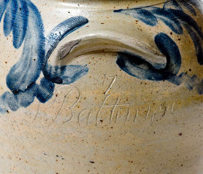 Extremely Rare Stoneware Jar Inscribed 