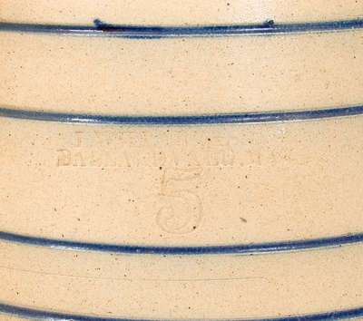 Lot of Two: Stoneware Water Coolers Marked L. WILLARD & SONS / BALLARDVALE, MA