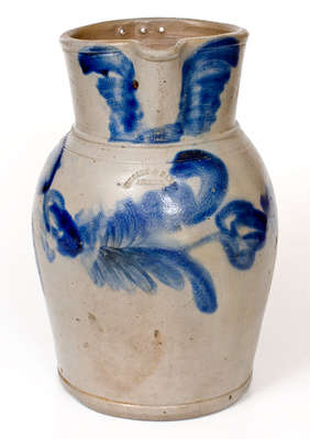 Extremely Rare KEESEE & PARR / RICHMOND, / VA Stoneware Pitcher w/ Bold Decoration