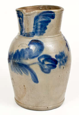 Extremely Rare KEESEE & PARR / RICHMOND, / VA Stoneware Pitcher w/ Bold Decoration