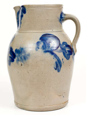 Extremely Rare KEESEE & PARR / RICHMOND, / VA Stoneware Pitcher w/ Bold Decoration