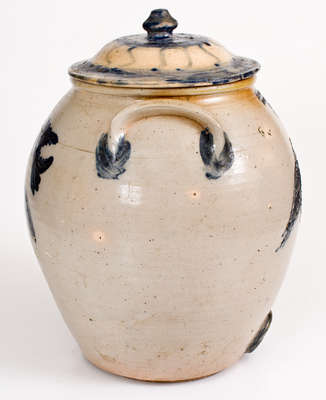 Very Rare T. CRAFTS & CO. / WHATELY Stoneware Water Cooler w/ Incised Bird