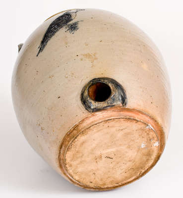 Very Rare T. CRAFTS & CO. / WHATELY Stoneware Water Cooler w/ Incised Bird