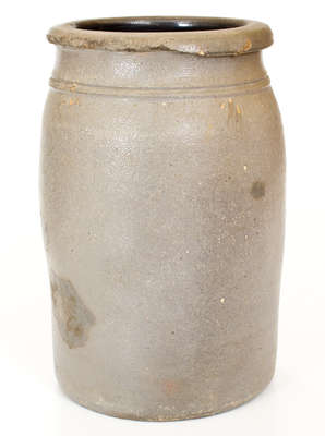 Isaac Hewitt, Jr., Rice's Landing, PA Stoneware Jar