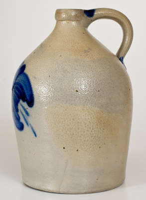 1 Gal. COWDEN & WILCOX / HARRISBURG, PA Stoneware Jug w/ Floral Decoration