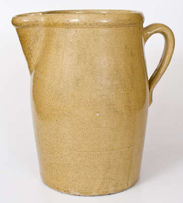 Large-Sized Midwestern Stoneware Pitcher, late 19th / early 20th century