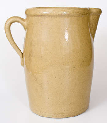 Large-Sized Midwestern Stoneware Pitcher, late 19th / early 20th century