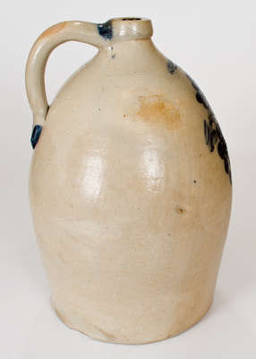 Four-Gallon COWDEN & WILCOX / HARRISBURG, PA Stoneware Grapes Jug