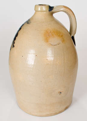 Four-Gallon COWDEN & WILCOX / HARRISBURG, PA Stoneware Grapes Jug